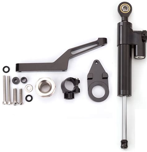 FXCNC Motorcycle CNC Steering Damper Stabilizer Buffer .
